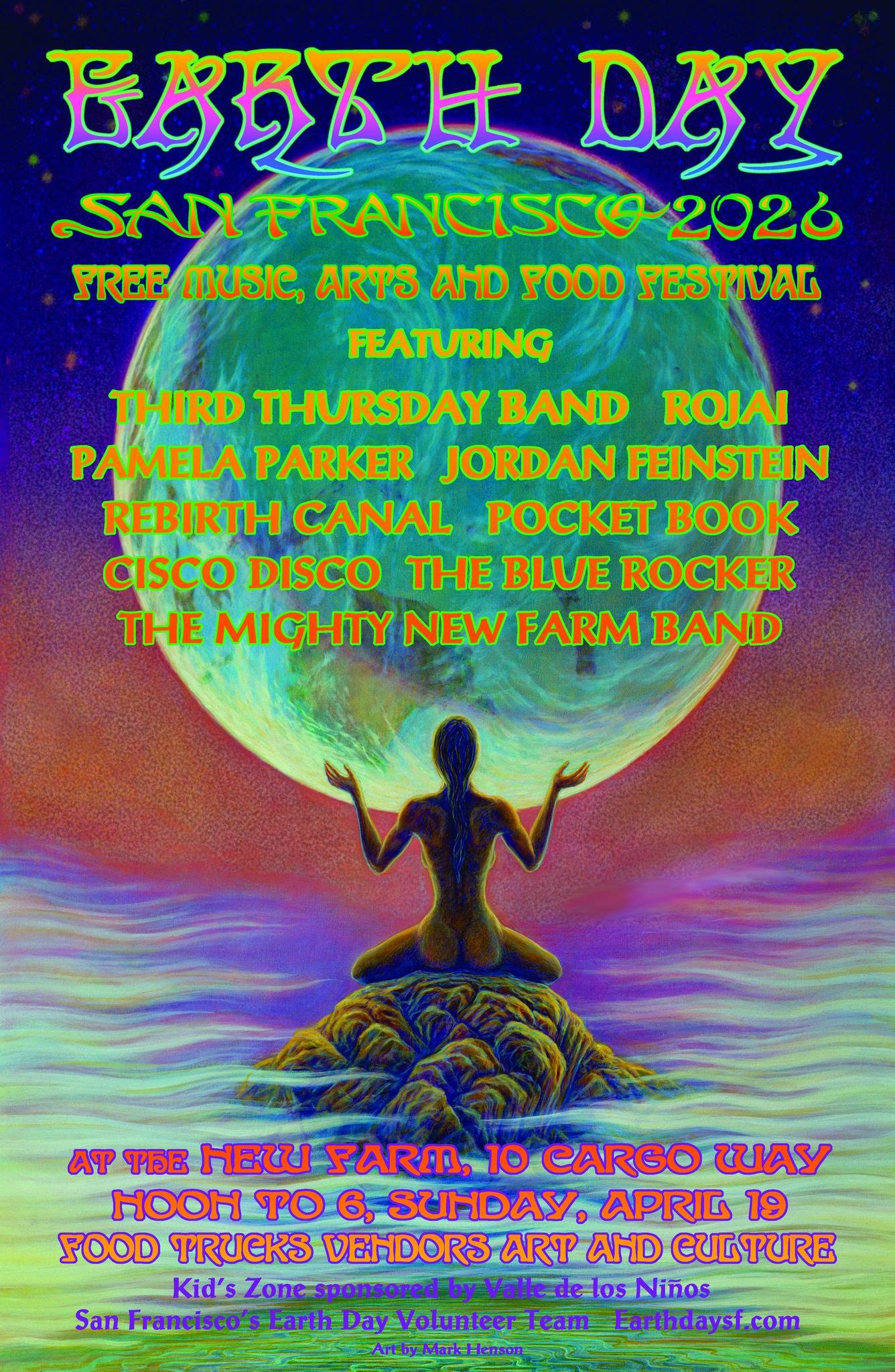 Earth Day Poster. Text Transcribed Below